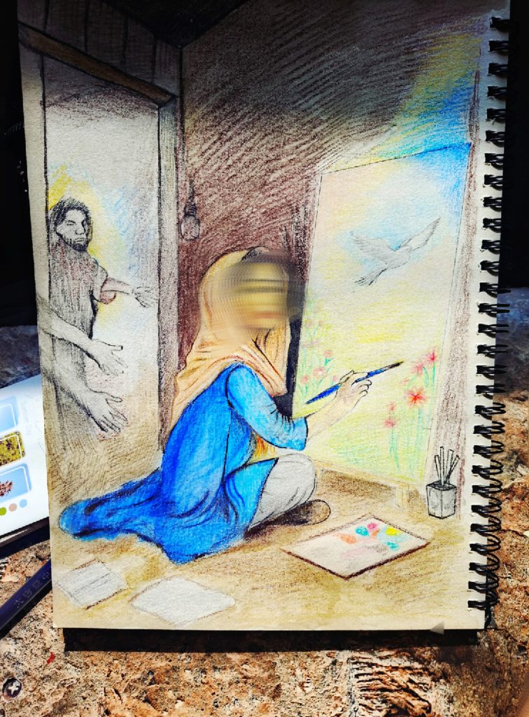 She found the color